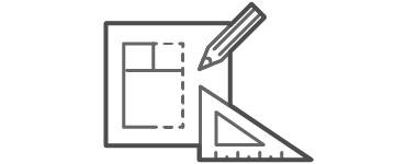 Icône de fabrication sur mesure